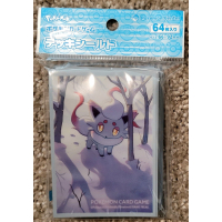Pokemon center TCG card sleeves Hisuian Zorua 64 stuks
